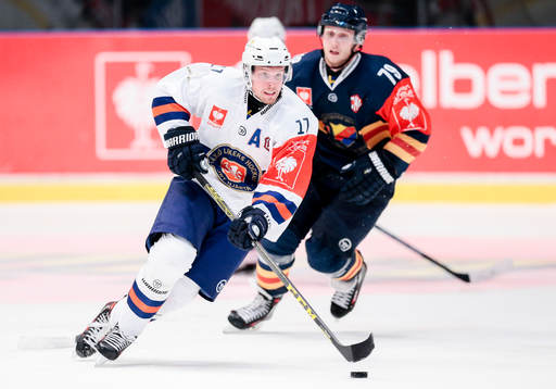 Växjös Alexander Johansson och Djurgårdens Emil Lundberg