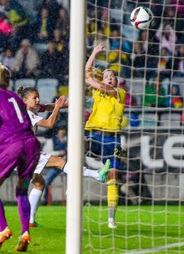 Sveriges Olivia Schough gör 2-0
