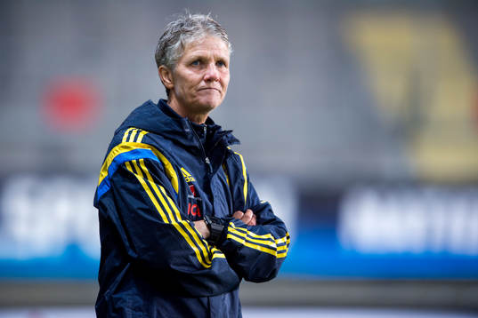 Sveriges förbundskapten Pia Sundhage