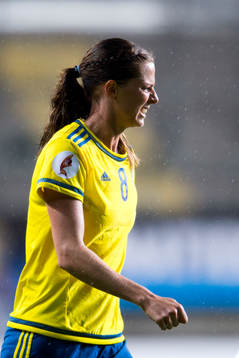 Sveriges Lotta Schelin deppar