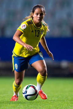 Sveriges Malin Diaz