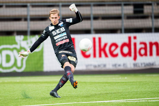 Norrbys målvakt Johan Nilsson