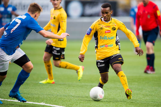 under en fotbollsmatch i junior DM mellan Elfsborg och