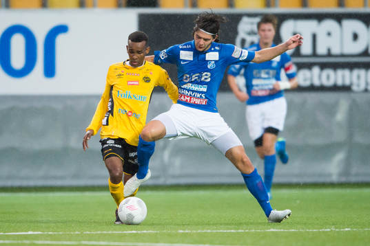 Elfsborgs Abdisalan Hassan Ibrahim och Norrbys Mergim Shala