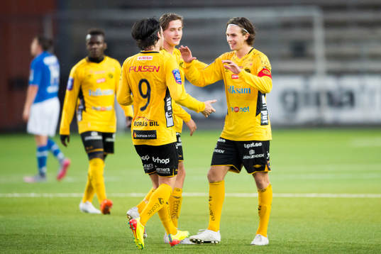 Elfsborgs Sebastian Loyola Nydén (h) jublar