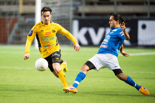 Elfsborgs Oskar Nar och Norrbys Jahid Jawid