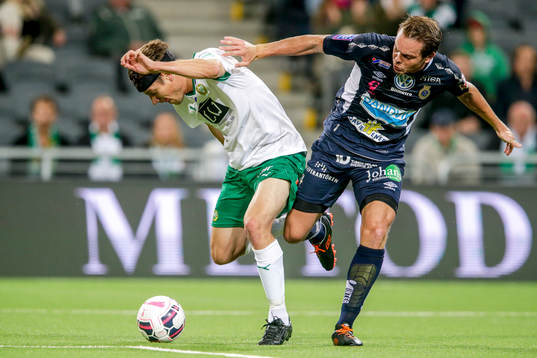 Hammarbys Jakob Orlov och Gefles Jens Portin