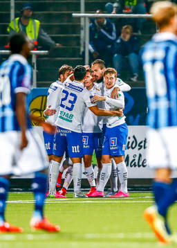 Norrköpings spelare jublar