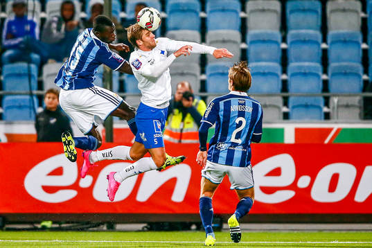 Djurgårdens Sebastian Andersson och Norrköpings Edvard