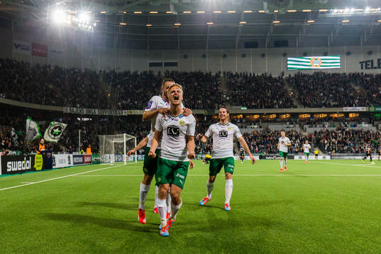 Hammarbys Mats Solheim, Erik Israelsson och Johan Persson