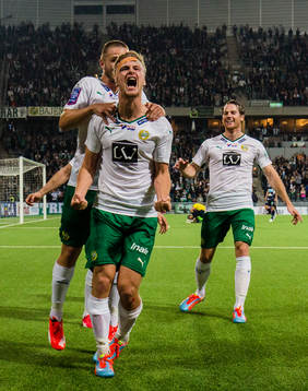 Hammarbys Mats Solheim, Erik Israelsson och Johan Persson