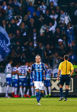 Djurgårdens Daniel Berntsen deppar
