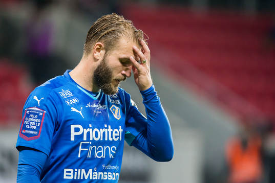 Halmstads Jesper Westerberg hänger med huvudet
