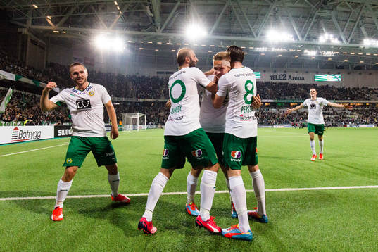 Hammarbys Mats Solheim, Kennedy Bakircioglu och Johan