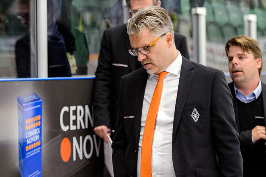 Karlskronas tränare Per Hånberg deppar