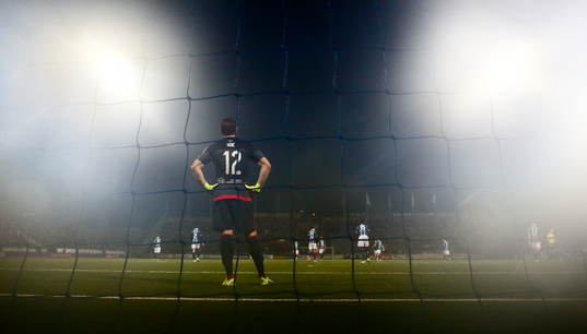 Djurgårdens målvakt Kenneth Höie deppar