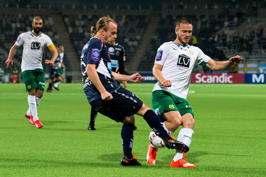 Gefles Jesper Florén och Hammarbys Mats Solheim