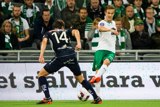 Gefles Jens Portin och Hammarbys Fredrik Torsteinbö