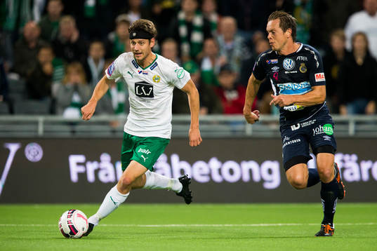 Hammarbys Jakob Orlov jagas av Gefles Jens Portin