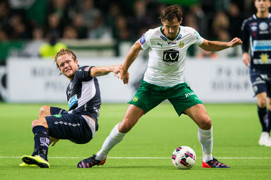 Gefles Anders Bååth-Sjöblom och Hammarbys Philip Haglund