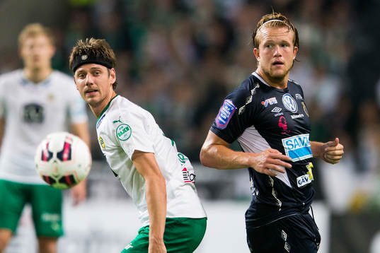 Hammarbys Jakob Orlov och Gefles Anders Bååth-Sjöblom