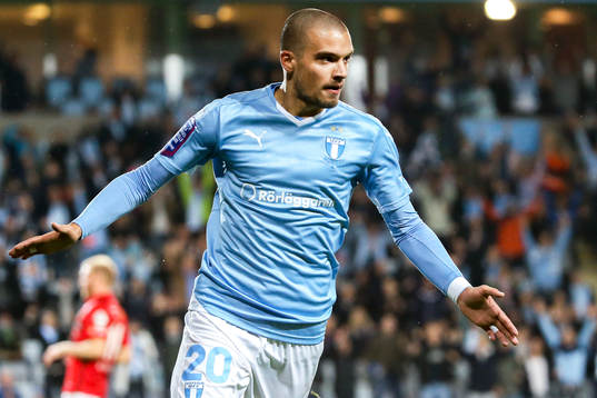 Malmös Vladimir Rodic jublar