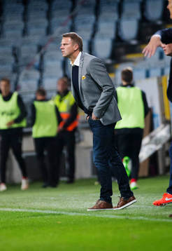 Falkenbergs tränare Hans Eklund