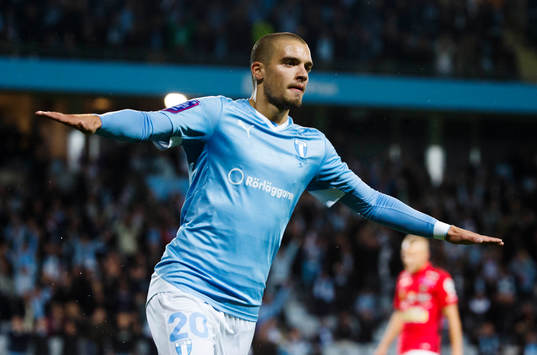Malmös Vladimir Rodic jublar