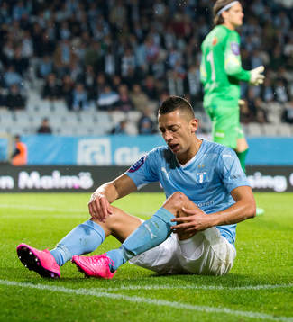 Malmös Nikola Djurdjic hade ont i slutet av