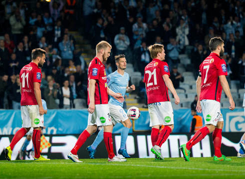 Falkenbergs Johannes Vall, Per Karlsson, Dan Keat, David