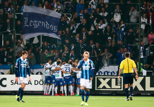 Norrköping firar 3-2-målet