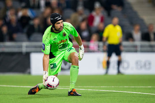 Gefles målvakt Emil Hedvall