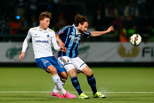 Norrköpings Alexander Fransson och Djurgårdens Kevin
