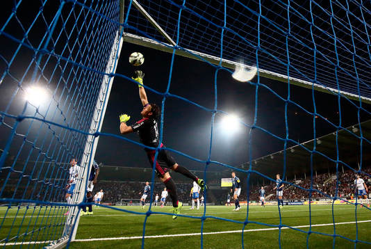 Djurgårdens målvakt Kenneth Höie