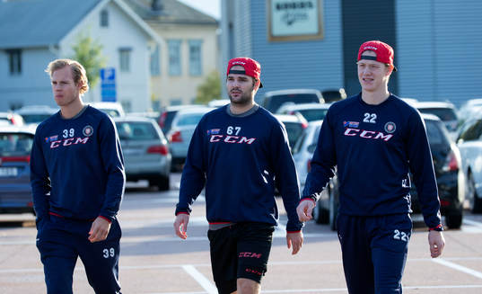 Växjös Calle Rosén, Linus Fröberg och Gustav Rydahl på