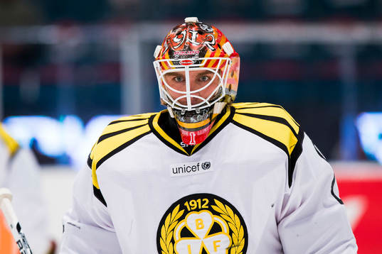 Brynäs målvakt Felix Sandström