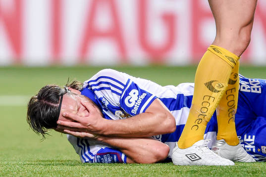 IFK Göteborgs Martin Smedberg Dalence har ont