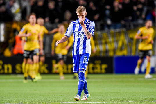 IFK Göteborgs Sören Rieks deppar