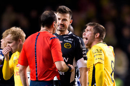 Elfsborgs målvakt Kevin Stuhr Ellegaard och Anders