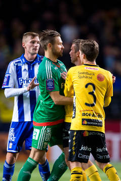 IFK Göteborgs målvakt John Alvbåge och Elfsborgs Anders