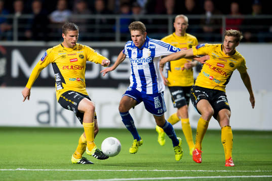 Elfsborgs Anders Svensson och Niklas Gunnarsson