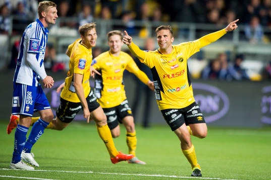 Elfsborgs Anders Svensson jublar