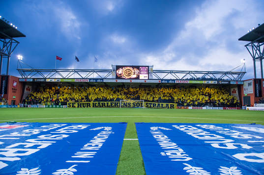 Elfsborgs supportrars tifo