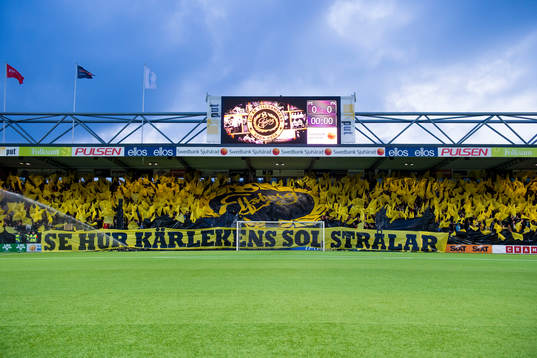 Elfsborgs supportrars tifo