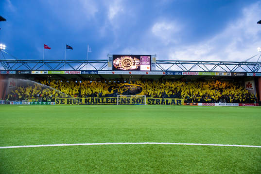 Elfsborgs supportrars tifo