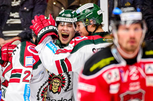 Frölundas Artturi Lehkonen jublar