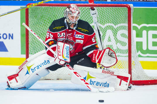 Malmö Redhawks målvakt Oscar Alsenfelt