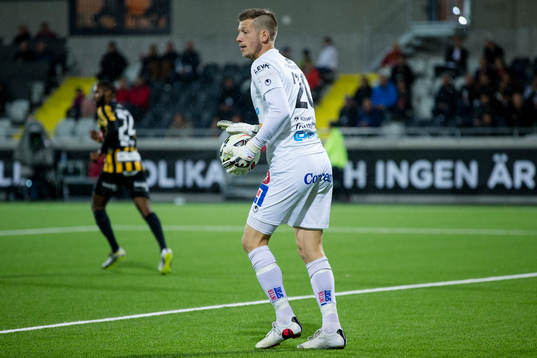 Åtvidabergs målvakt Gustav Jansson