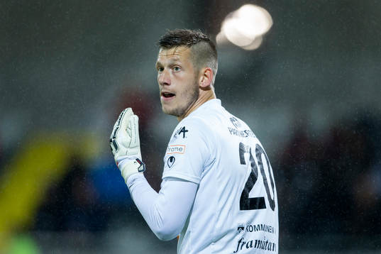 Åtvidabergs målvakt Gustav Jansson