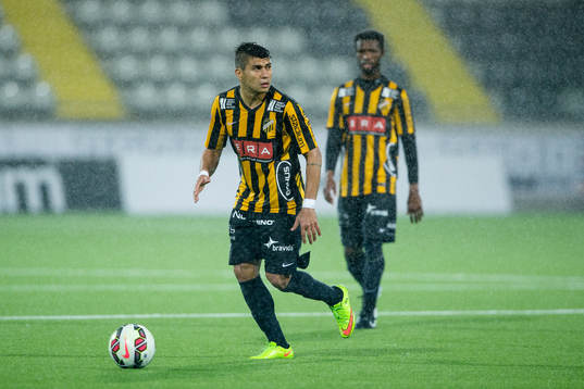 Häckens Paulo De Oliveira och Mohammed Abubakari
